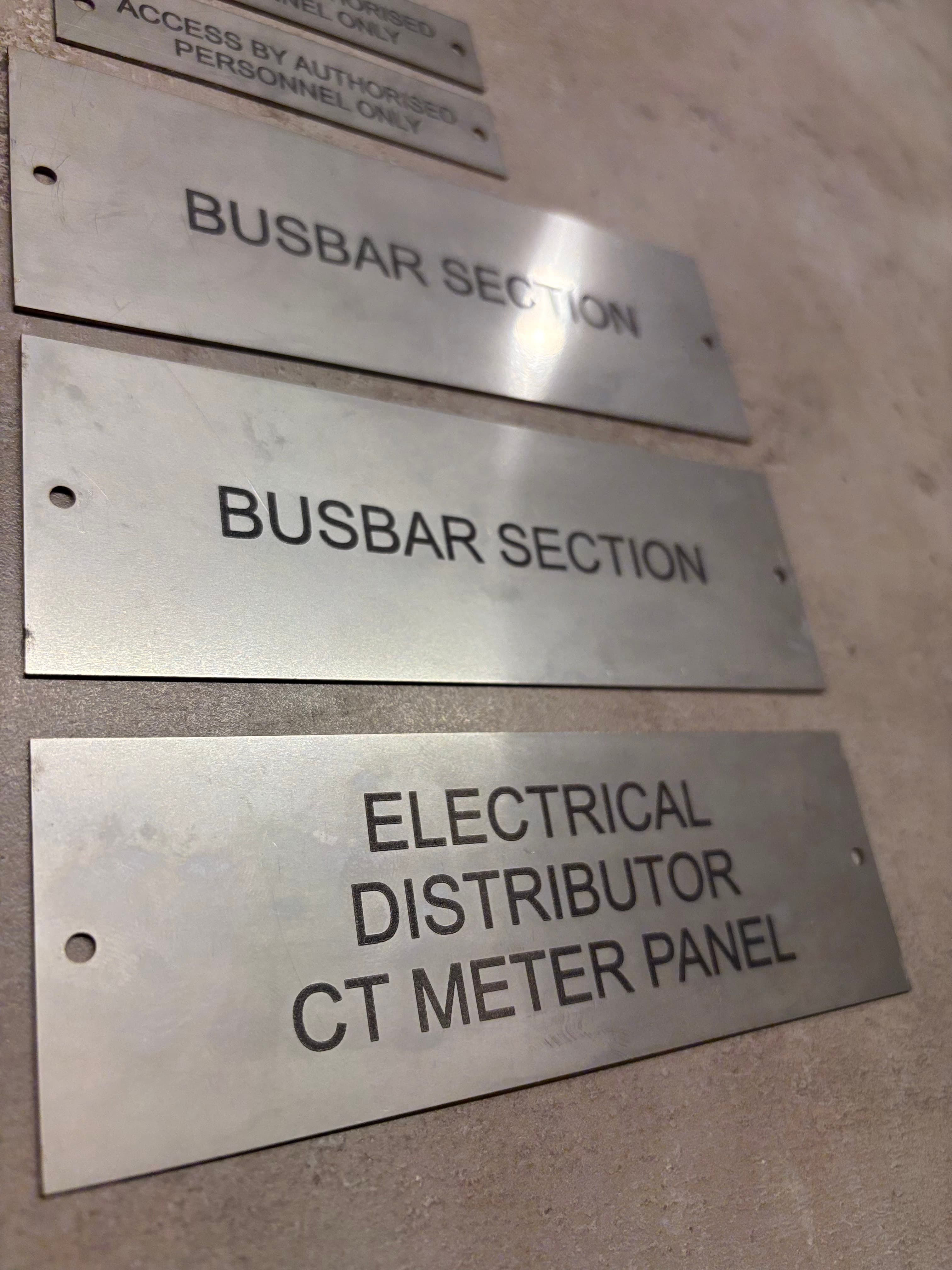 Laser engraved stainless plates